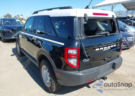 2023 Ford Bronco Sport Heritage z USA, uszkodzony, nr VIN 3FMCR9G66PRD43029